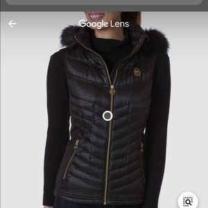 Michael Kors puffer vest with hood